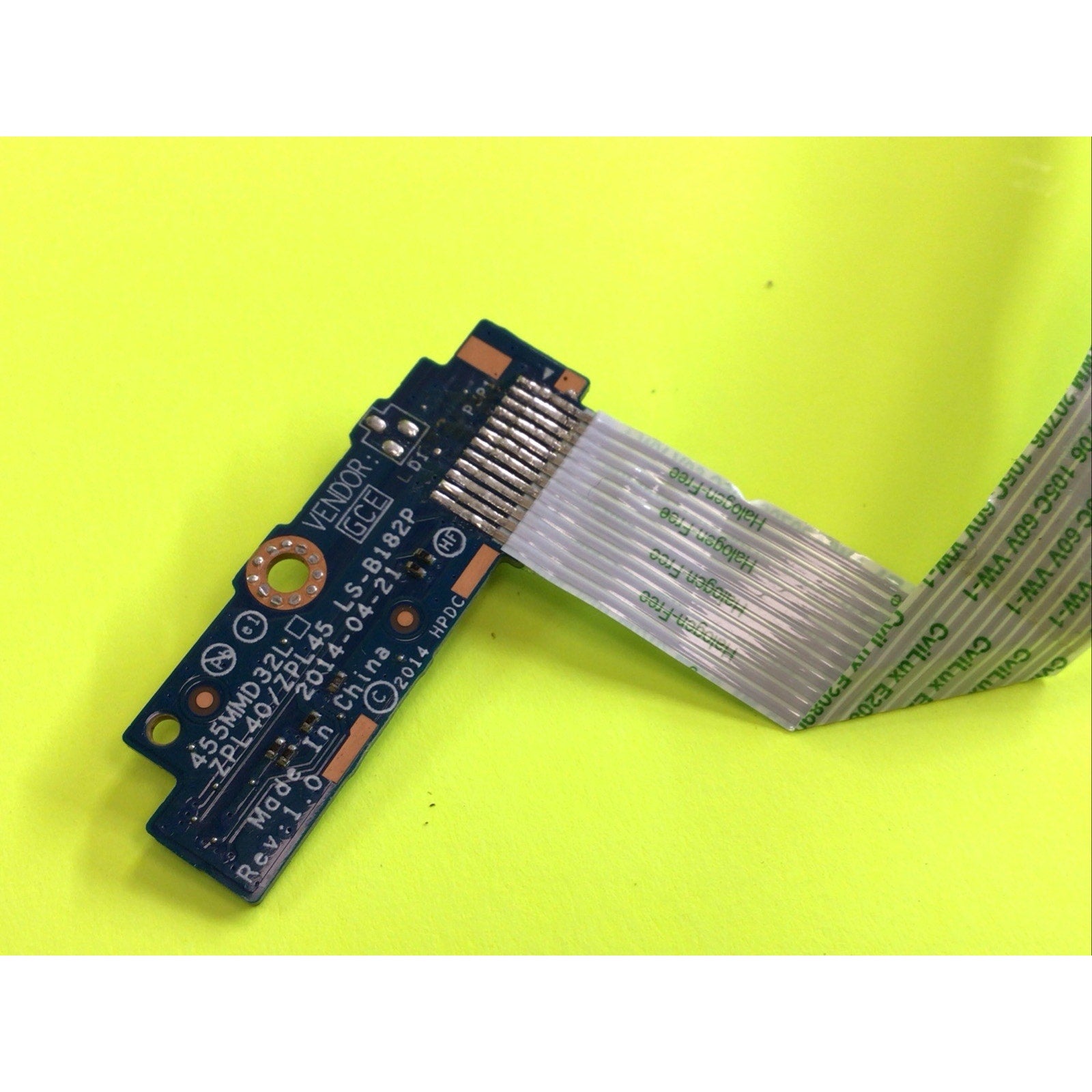 HP Probook 450 G2 Volume Button Switch Board LS-B181P