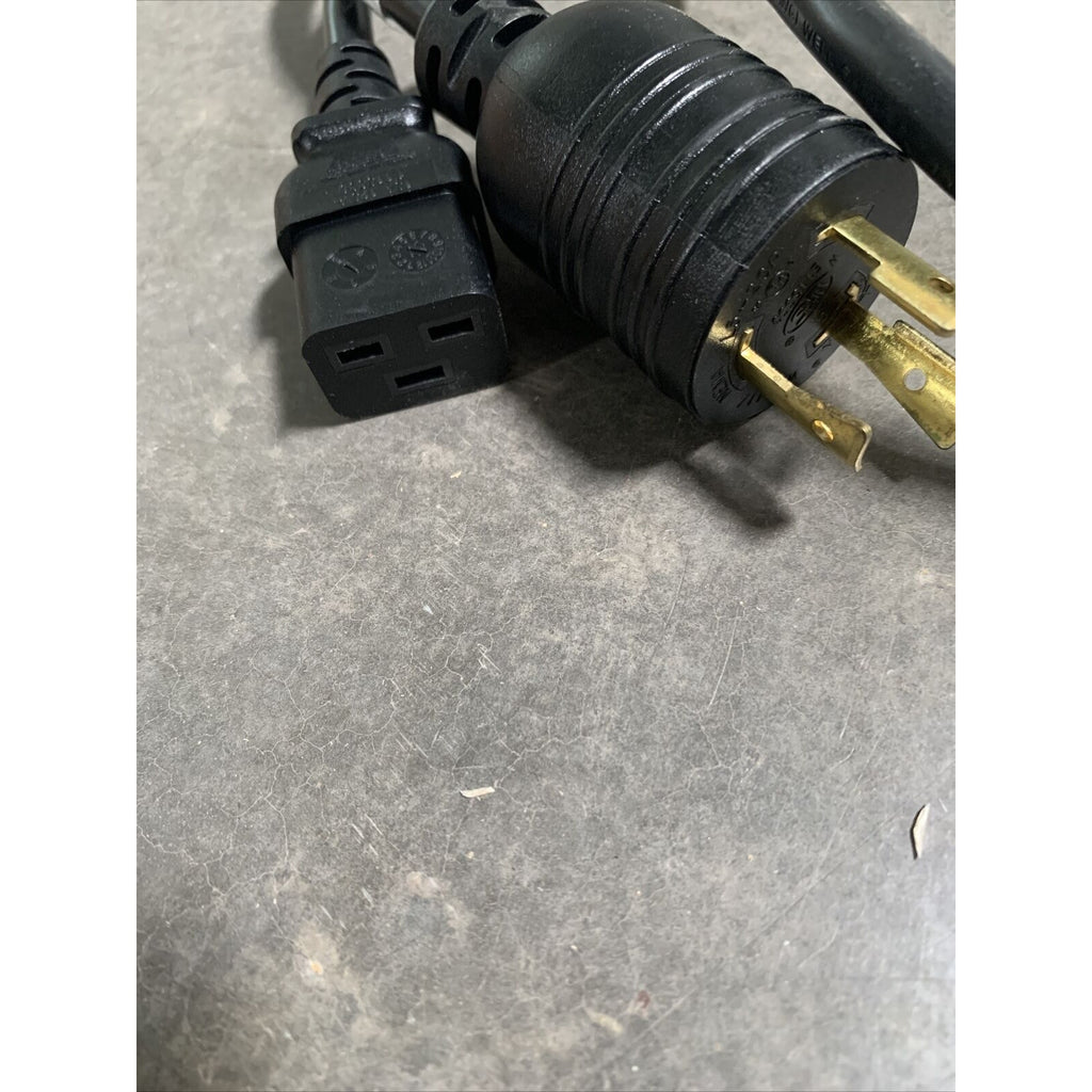 3ft L5-20 to C19 15A 125V 1875W 14AWG Server Power Cable - 3 Feet