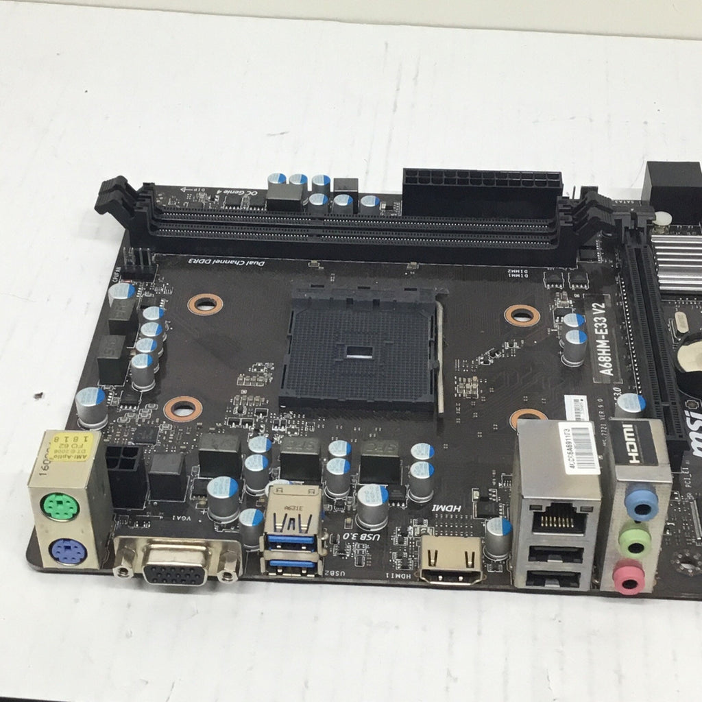 For Parts Only MSI A68HM-E33 V2 Motherboard
