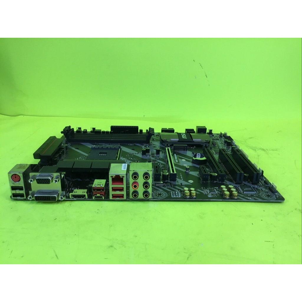 MSI B350 TOMAHAWK Socket AM4 AMD B350 ATX Motherboard FOR PARTS or REPAIR