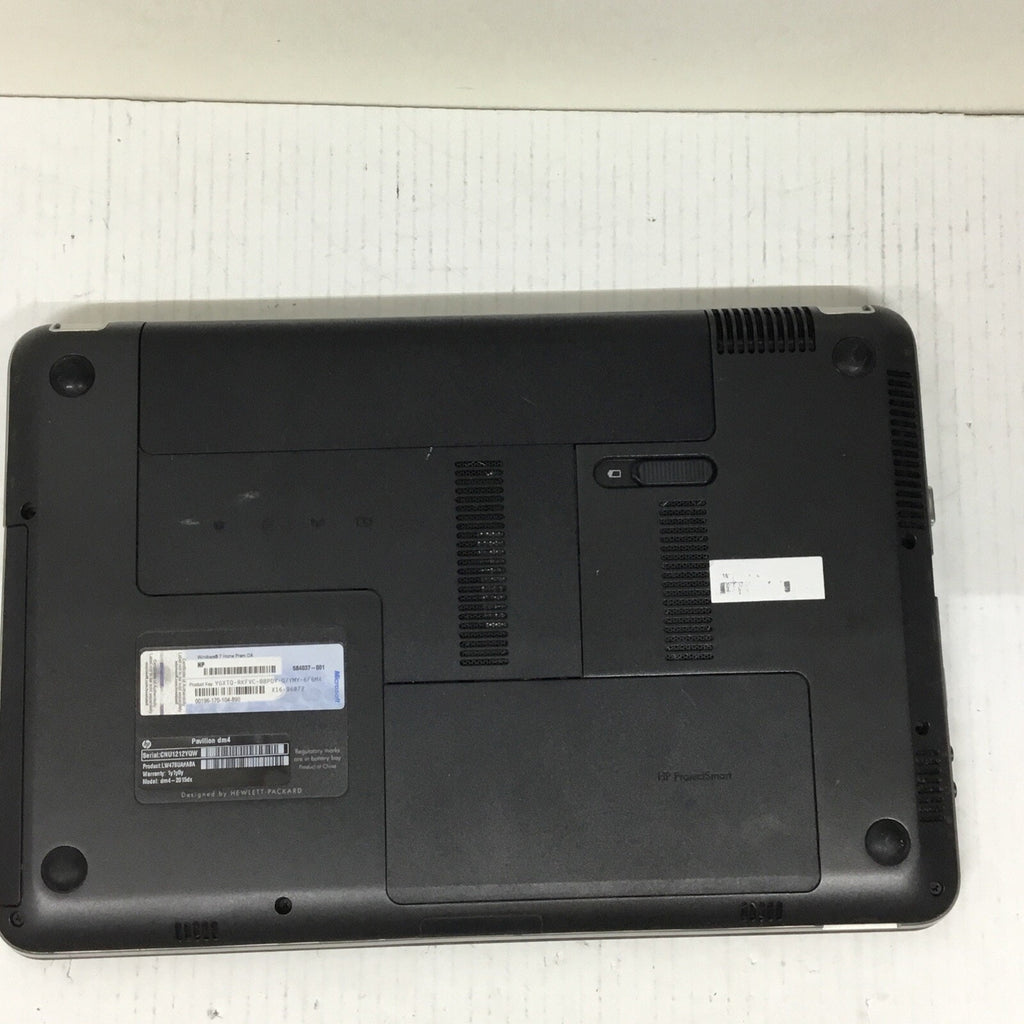 For Parts HP Pavilion dm4 Intel Core i3-2310M 2.1GHz No Adapter No HDD Bad Batt