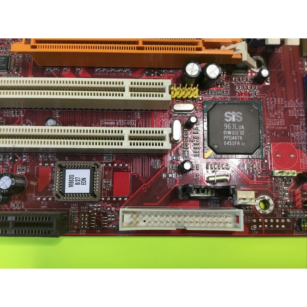 PC Chips M863G Motherboard w/AMD Duron 1.6ghz and Heat Sink