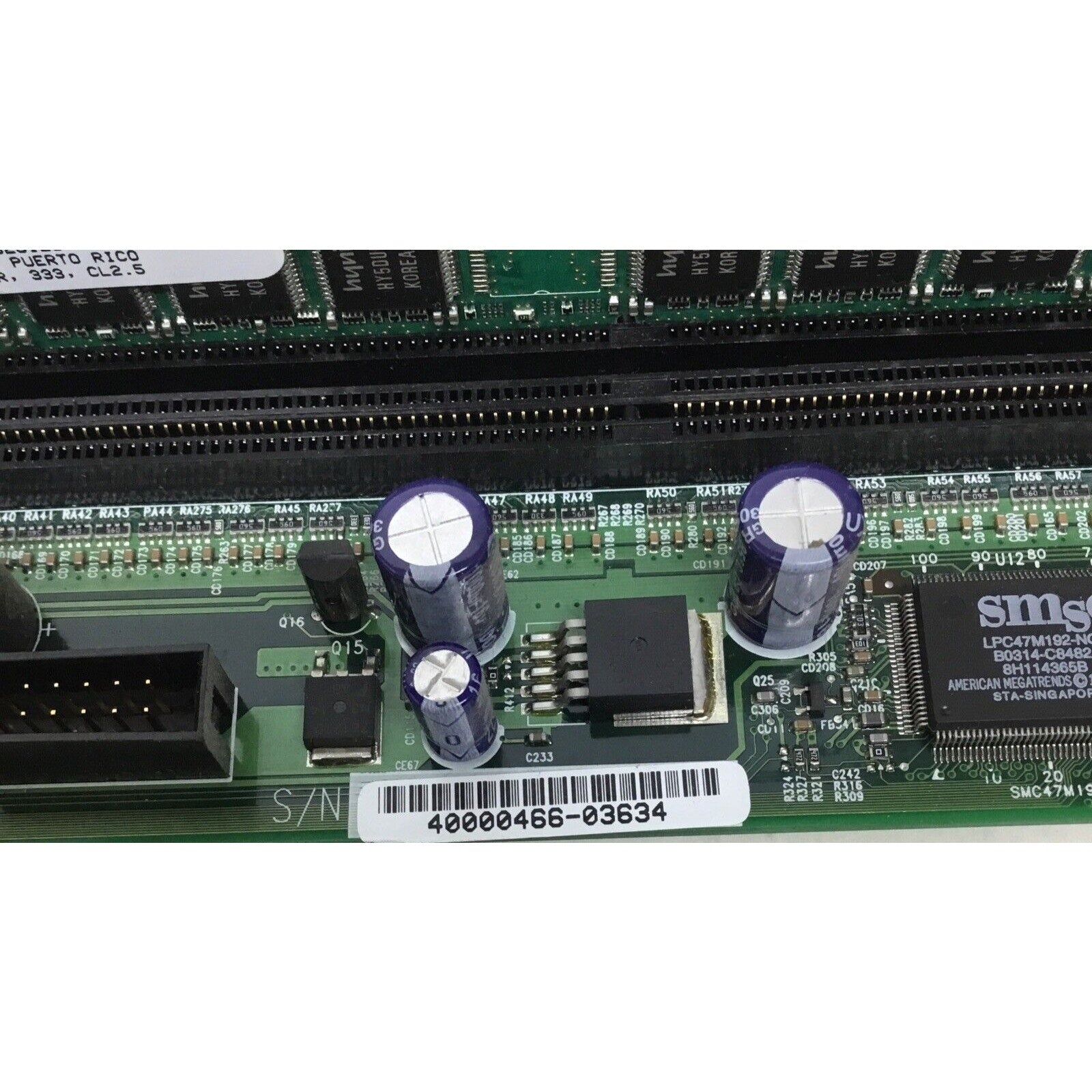 137001 Imperial GL Ve 20021218 Motherboard / CELERON SL6RW CPU + 256 MB RAM