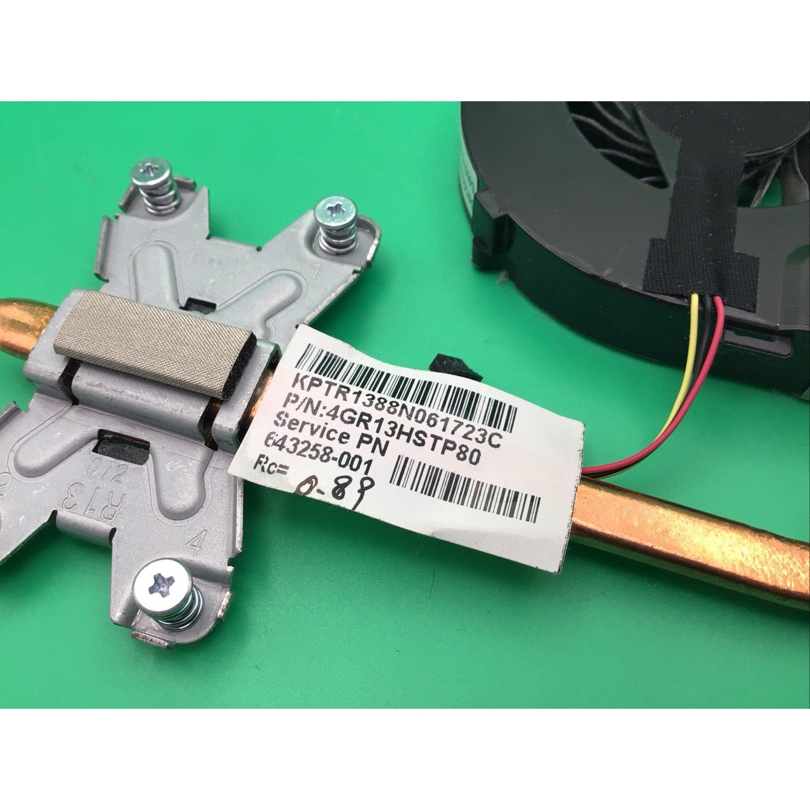 HP Pavilion G7-1255dx CPU Heat Sink and Fan Assembly 643258-001