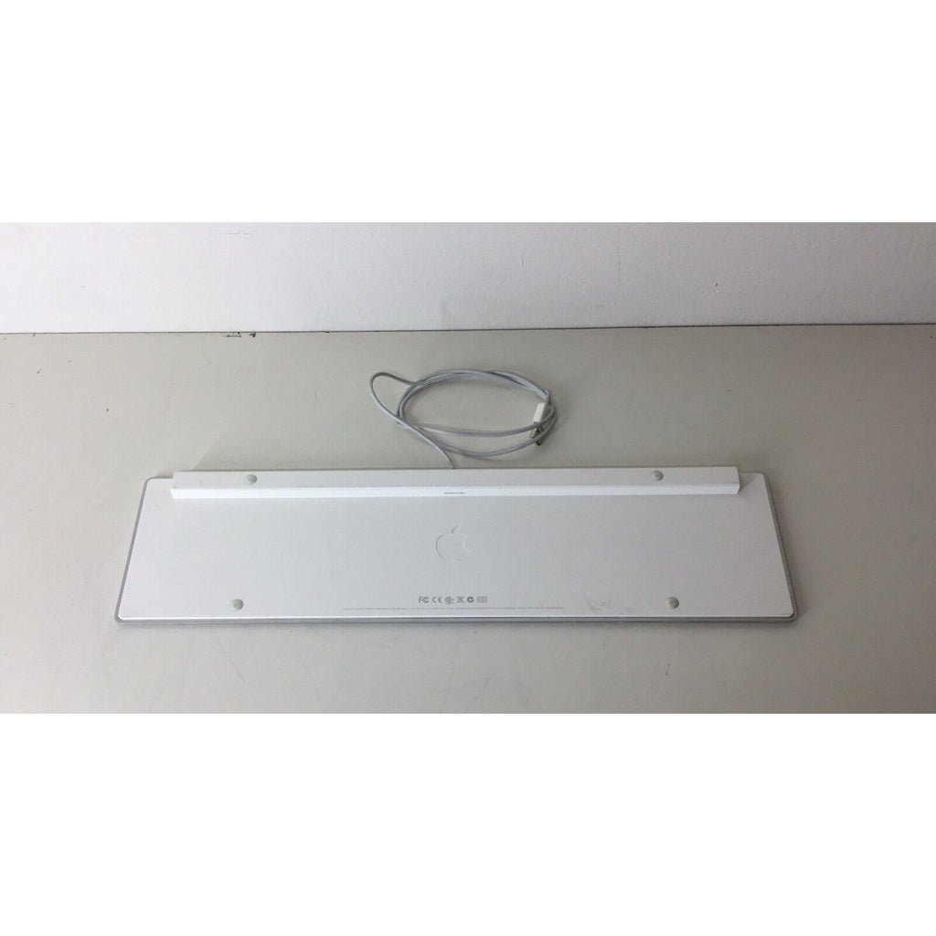 Apple A1243 USB Wired Standard Keyboard White/Silver - For Parts