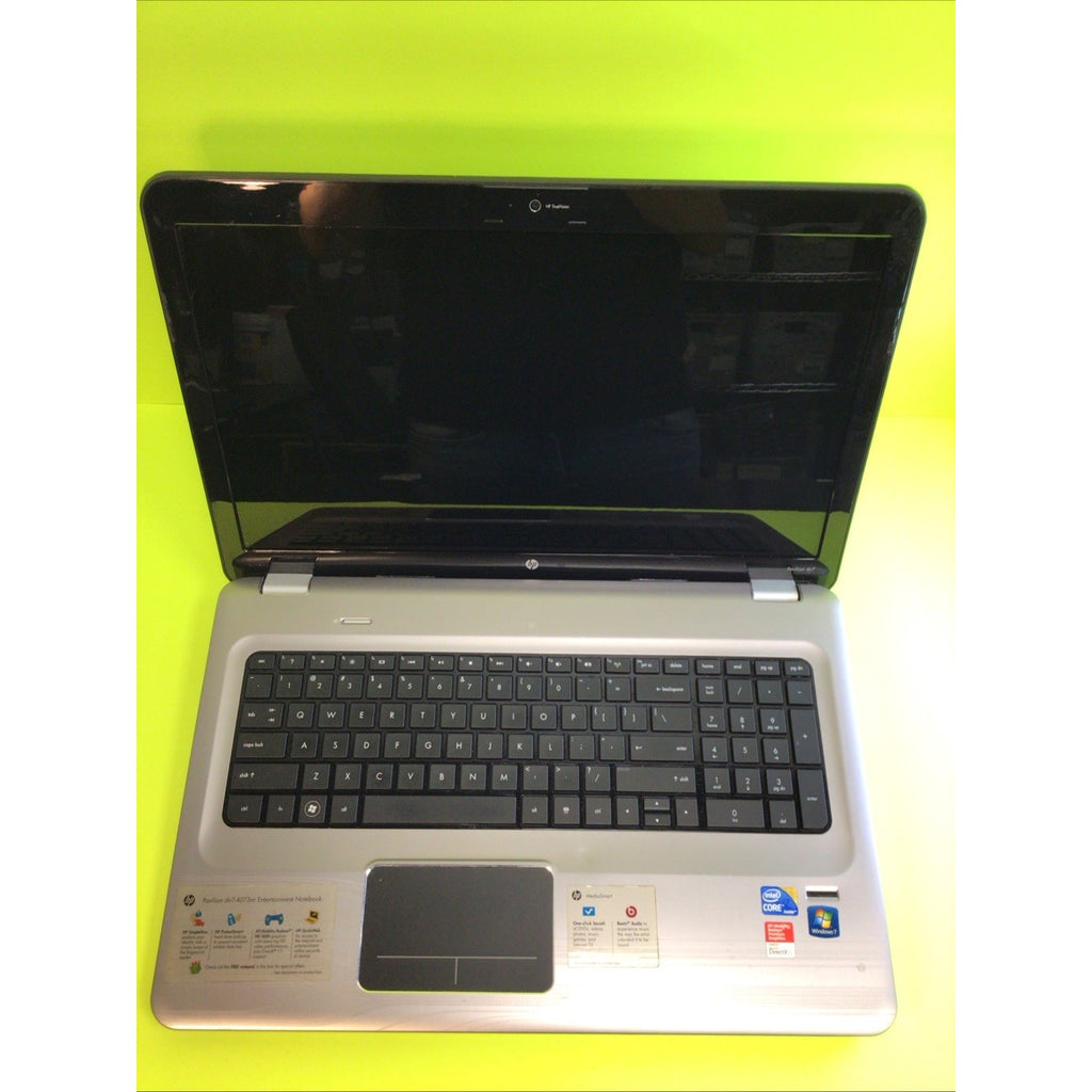 HP Pavilion DV7-4073nr i7 Q720 4GB RAM Radeon HD5650 FOR PARTS or REPAIR