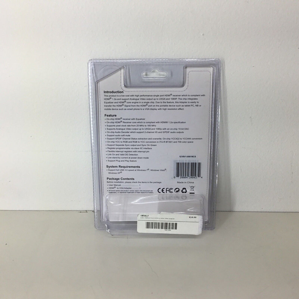 1080P HDMI to VGA Video Adapter Cable D-Type HDMI