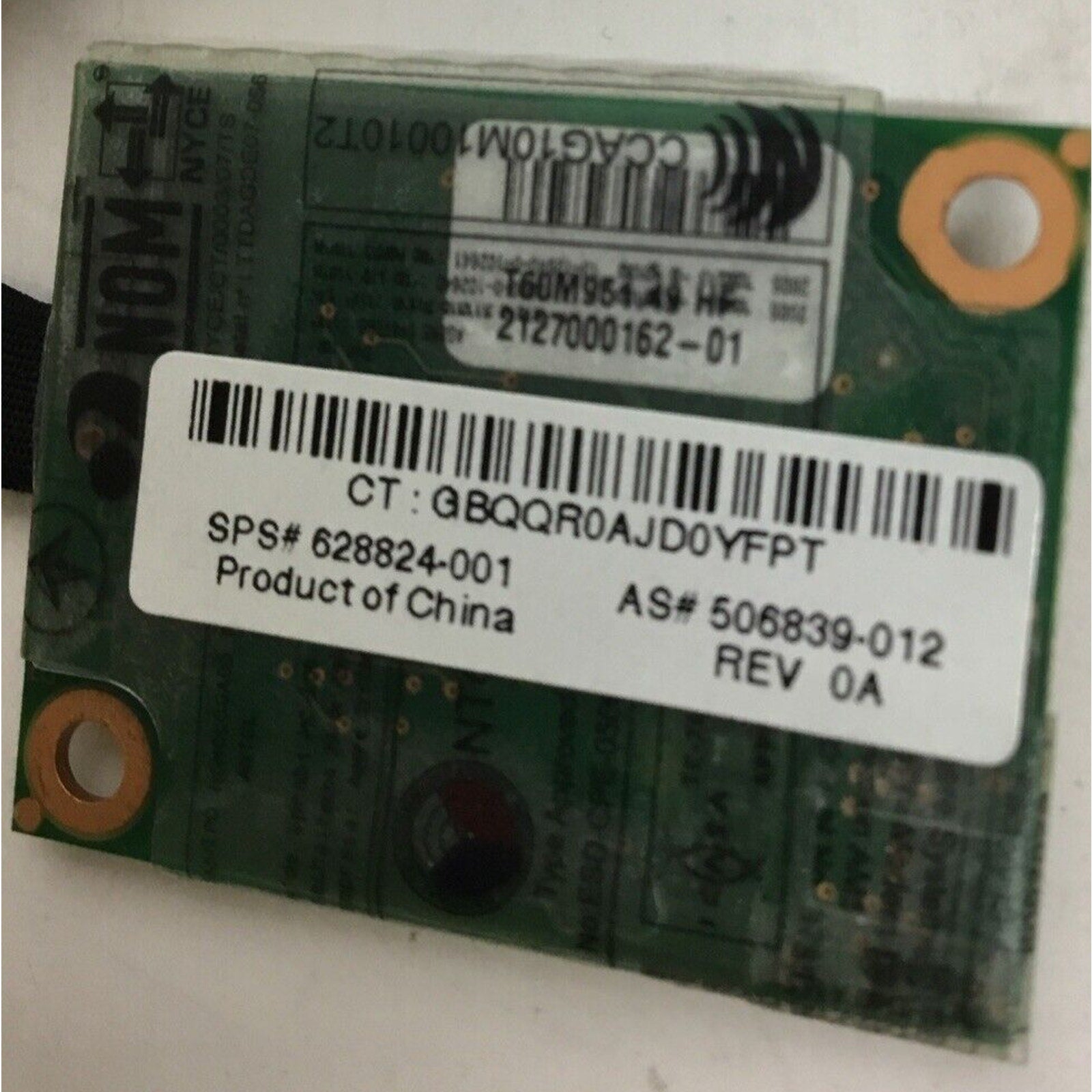 HP EliteBook 2670p 14” Genuine Laptop Modem Module Board w/Cable 628824-001