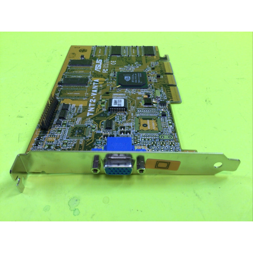 Vintage Gaming ASUS Nvidia TNT2-Vanta Riva TNT2 16MB AGP Graphics Card