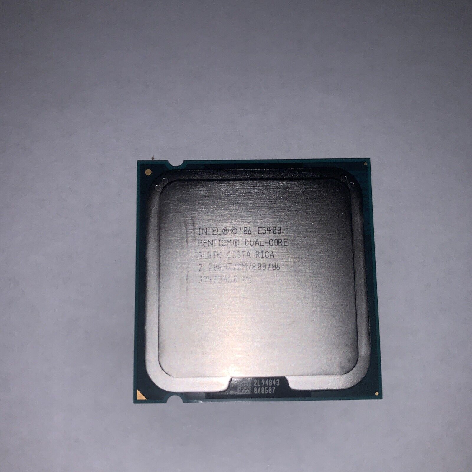 Intel Pentium Dual Core E5400 2.7Ghz Socket 775 CPU (SLGTK) TESTED WORKING
