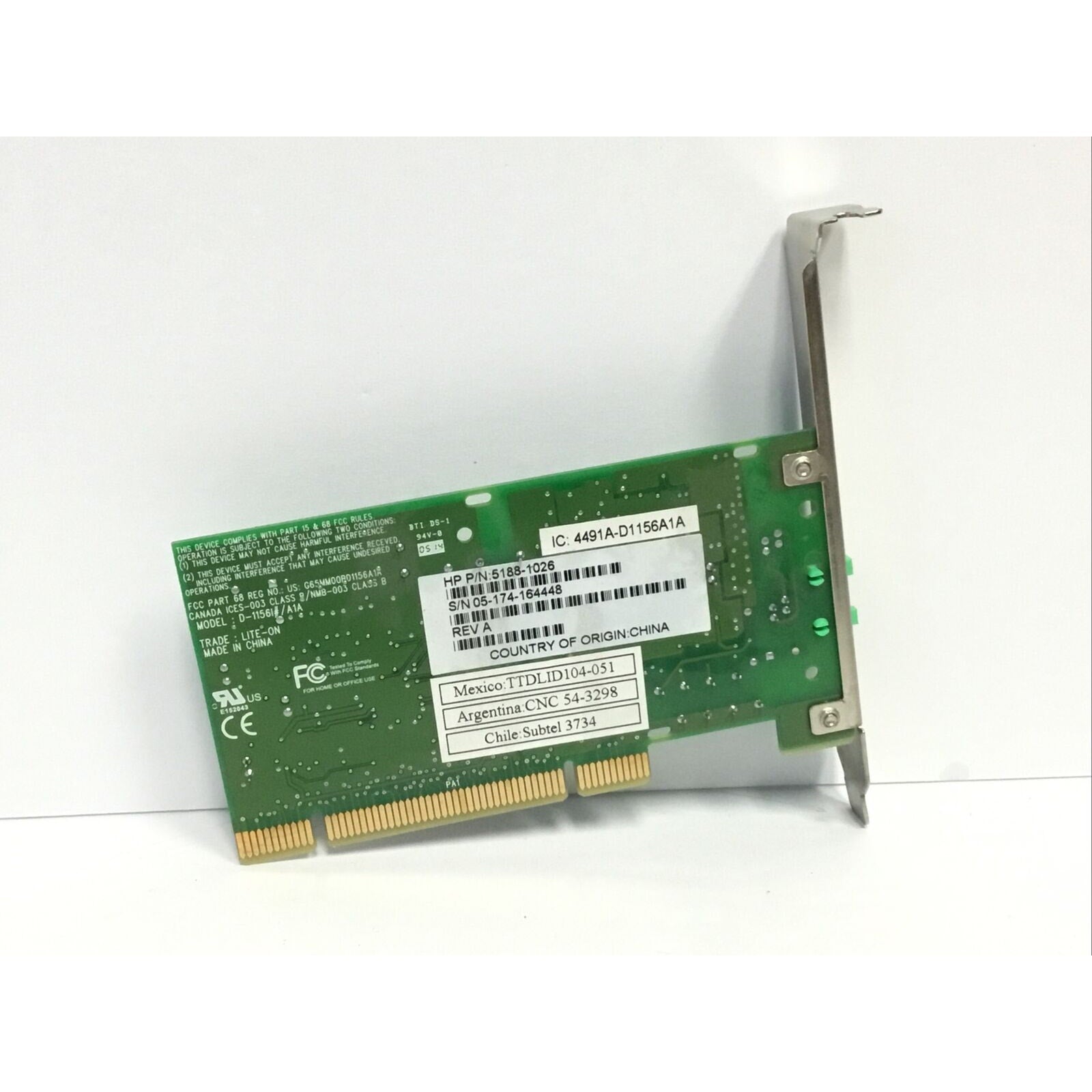 HP Pavilion PC Modem P/N 5188-2582