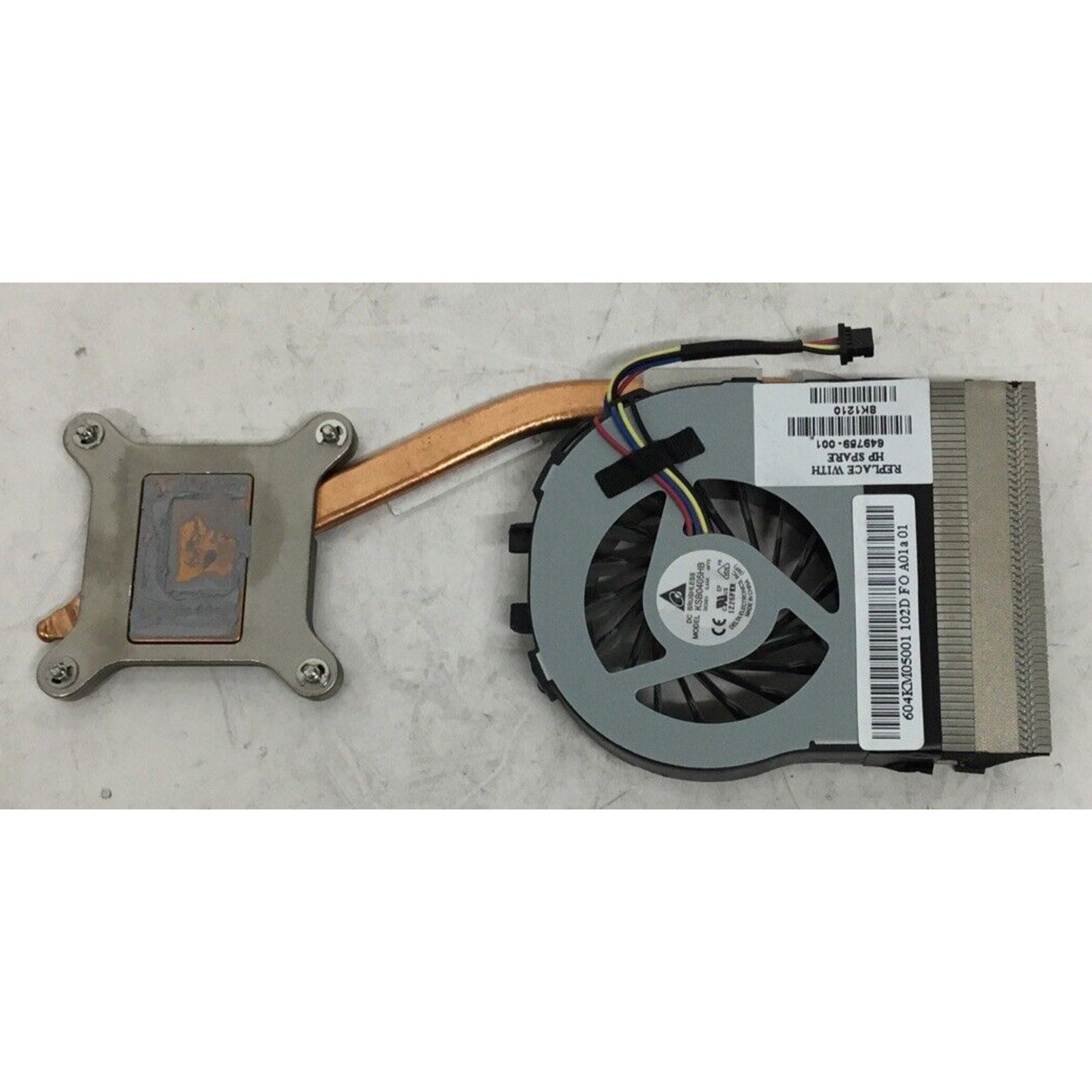 HP EliteBook 2760p Laptop Cooling Fan & Heatsink 649759-001
