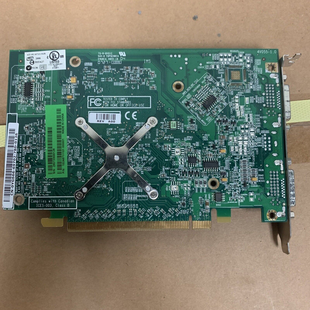 Dell ATI FireGL V3400 128MB PCIe Graphics Card 0YG666 YG666 109-A67131-01