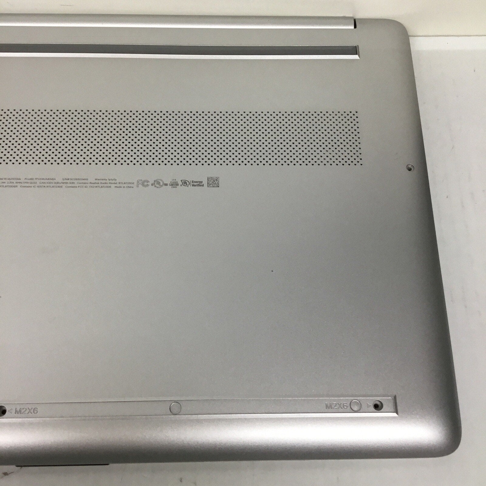 HP 15-DY1051WM 15.6" Laptop Intel Core i5 10th Gen PARTS OR REPAIR *READ*