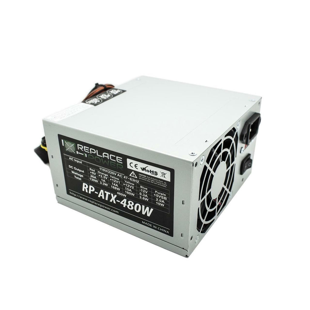 Replace Power 480W ATX Power Supply for Acbel HBA008-ZA1GT Dell Optiplex 755