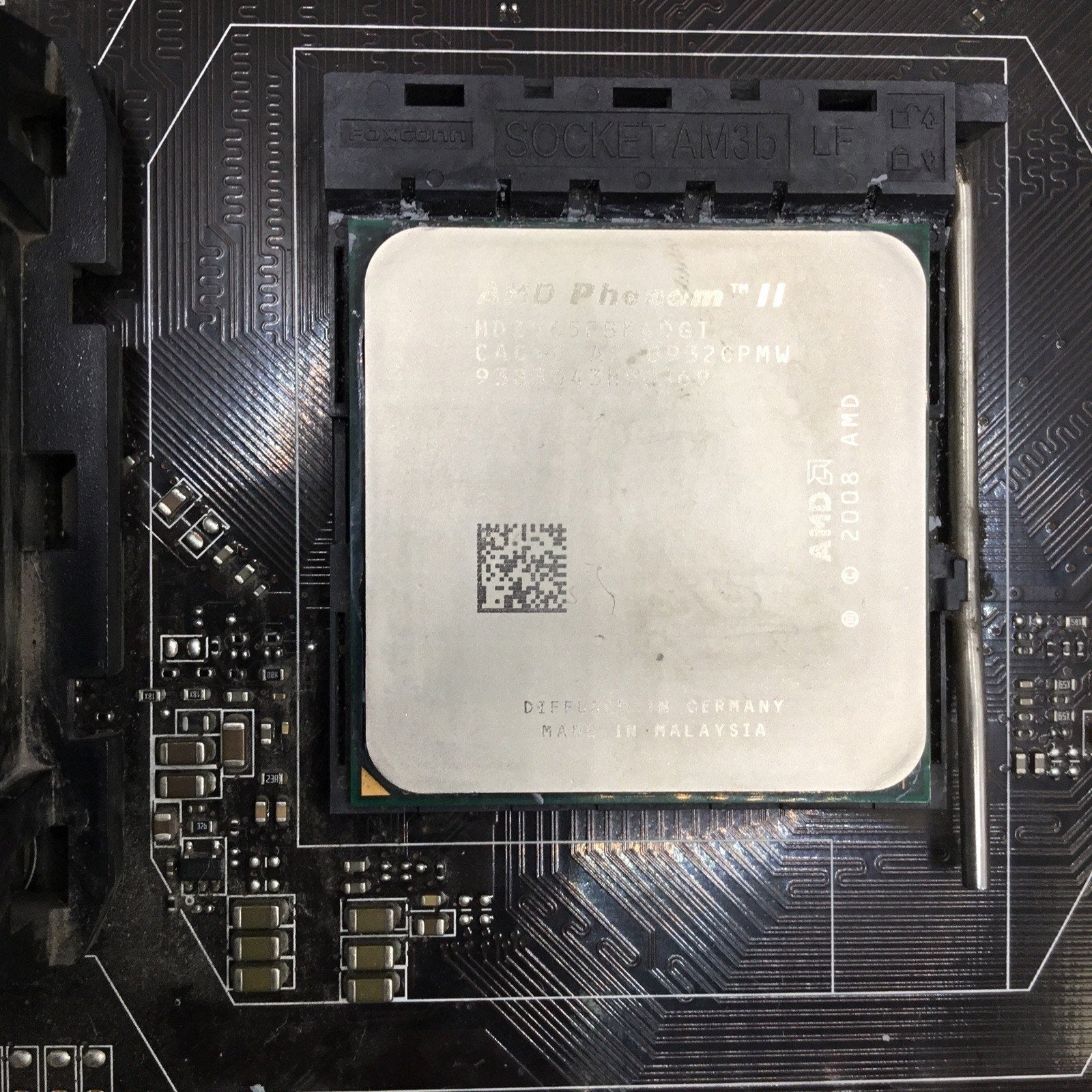 MSI 970A-G46 AM3+ Motherboard + AMD Phenom II CPU + 32 GB RAM + I/O PLATE