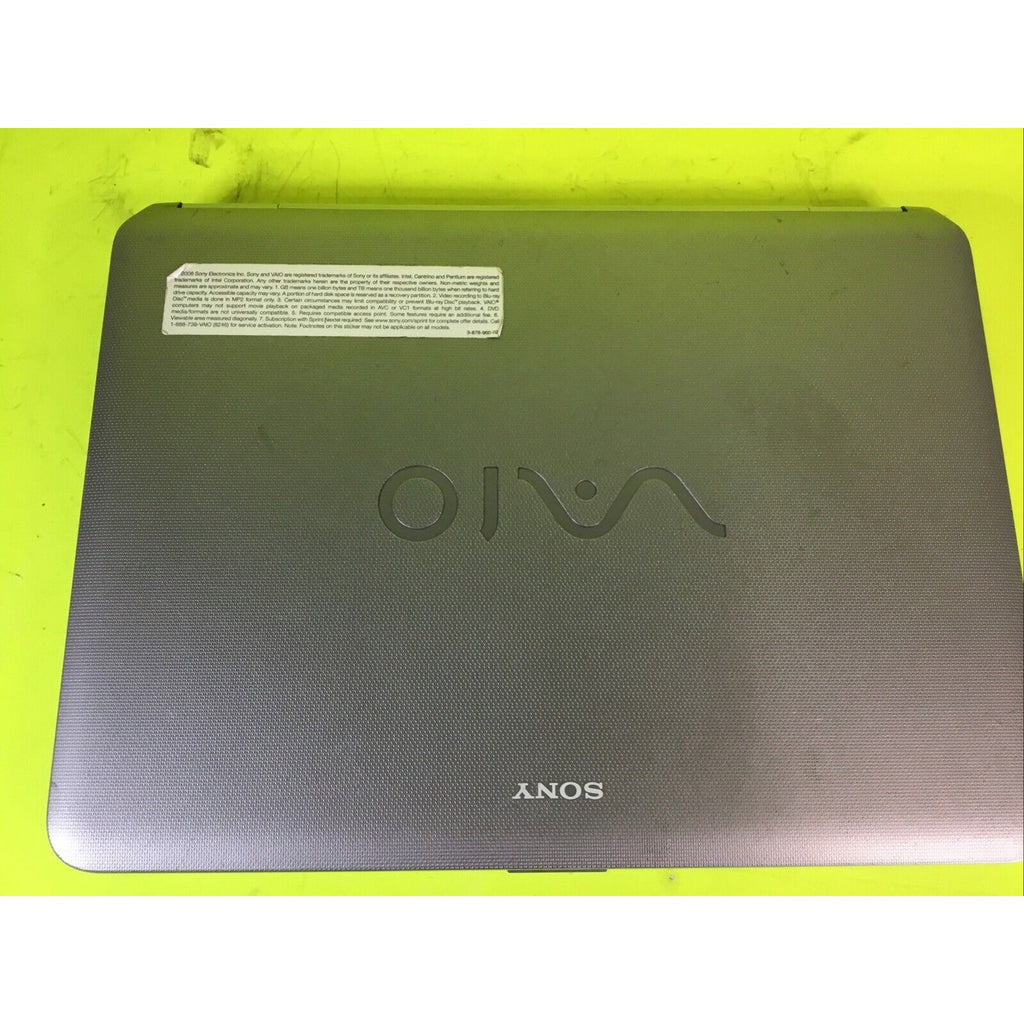 SONY Vaio VGN-NR430E Pentium Dual Core 1.86 GHz 2GB RAM FOR PARTS or REPAIR