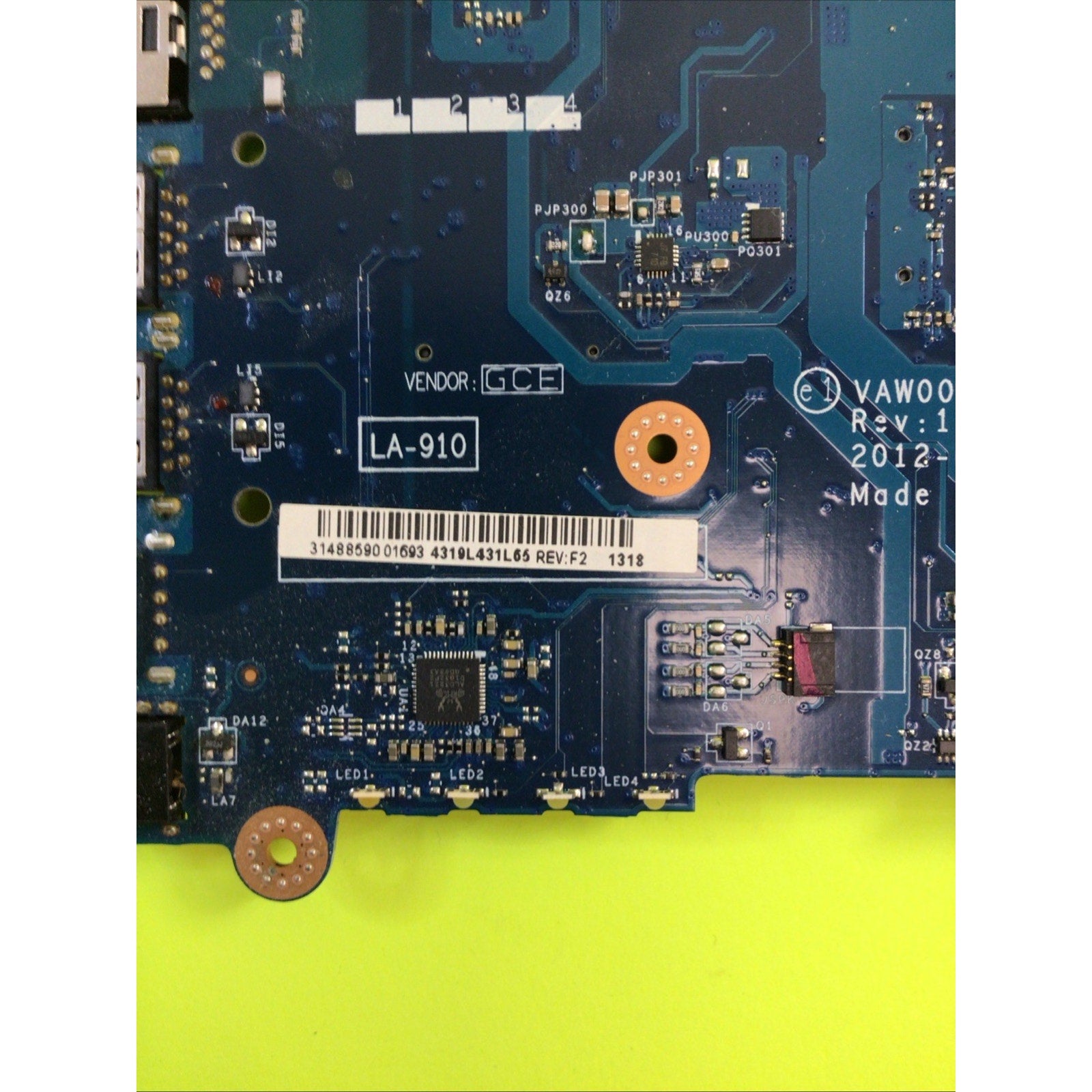 Dell Inspiron 15R-5521 Core i5-3337U Motherboard 0760R1