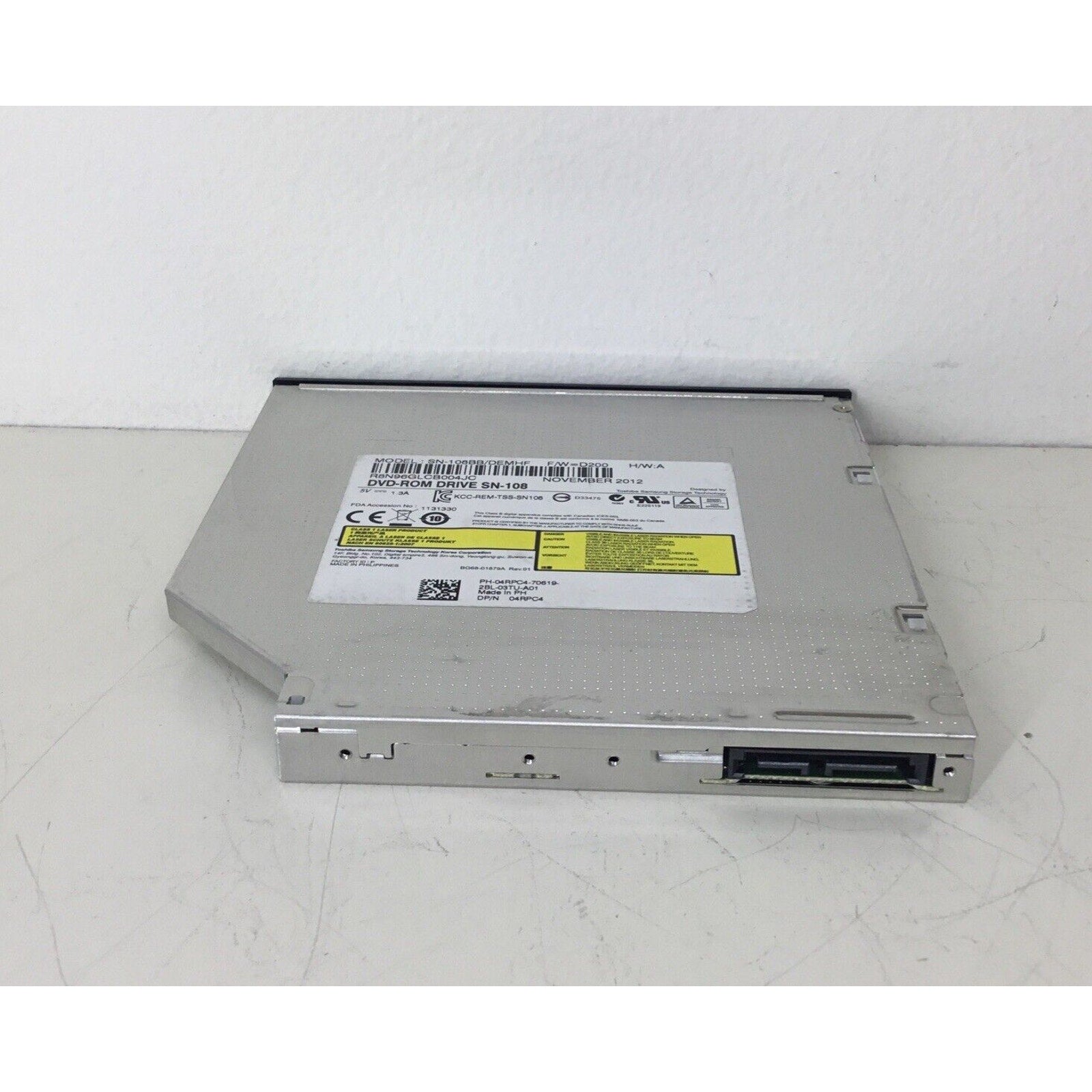 Toshiba SN-108BB/DEMHF SN-108 04RPC4 Dell DVD-ROM Drive