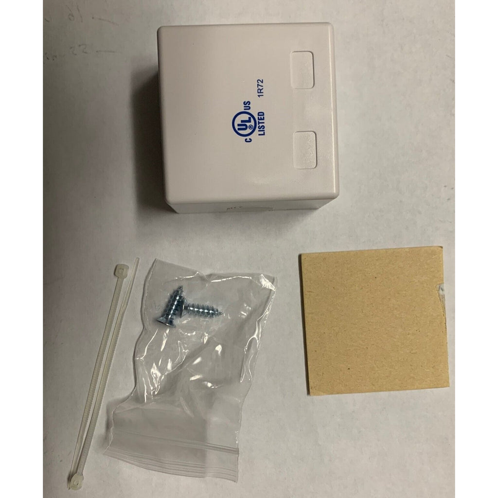 2-Port RJ45 Blank Surface Wall Mount Box - For Cat5e Cat6 Cat6a Keystones