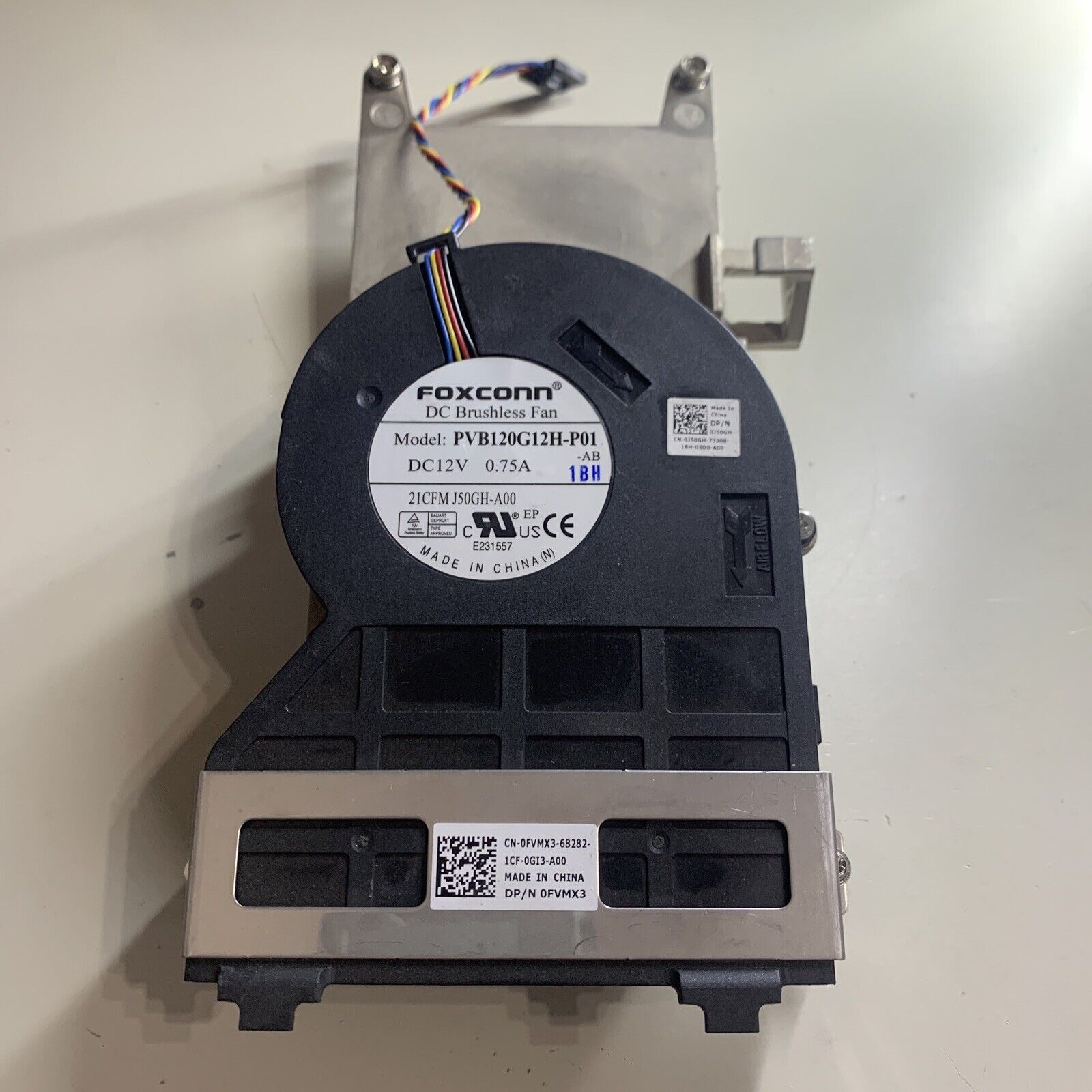 Dell 990 790 7010 9010 SFF 0J50GH Heatsink W/Cooling Fan combo 0FVMX3 0637NC