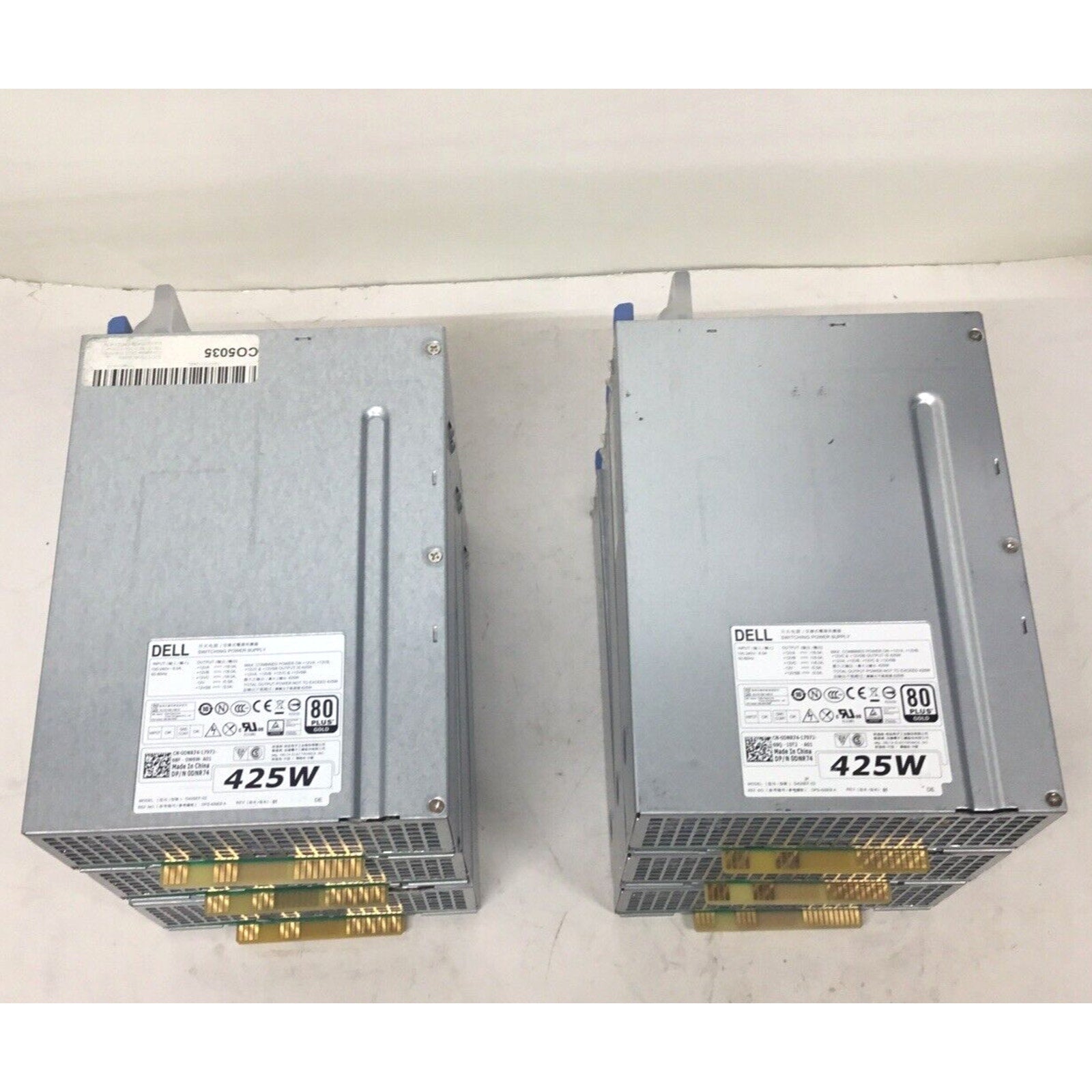 LOT of 6 Dell Part DNR74 T3600 T3610 425W Workstation Power Supply D425EF-02