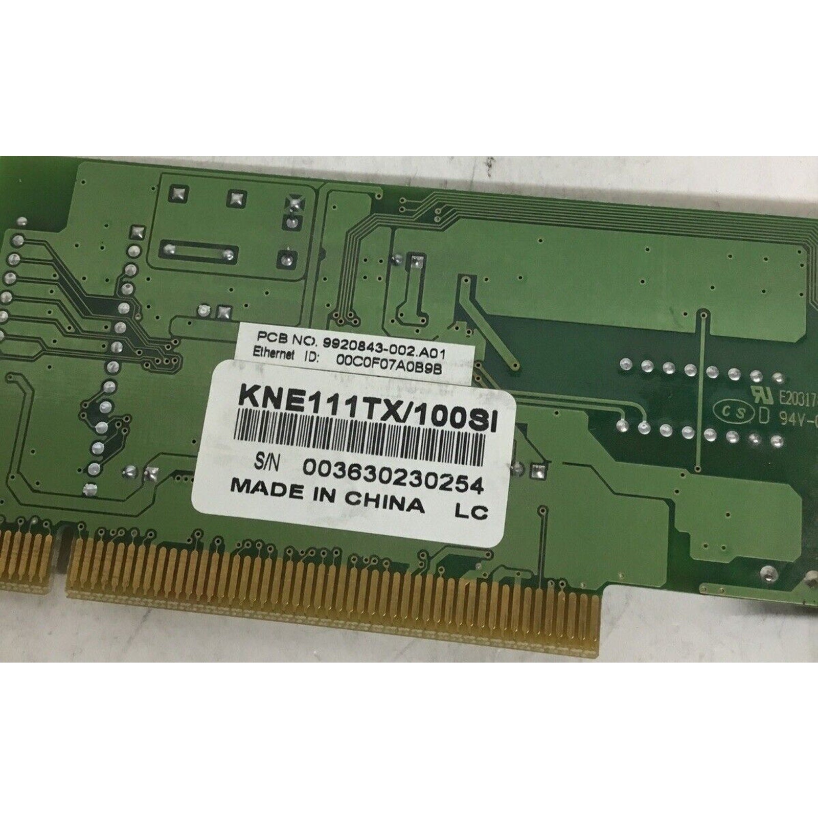 Kingston KNE111TX/100B 100BaseT Ethernet PCI Adapter