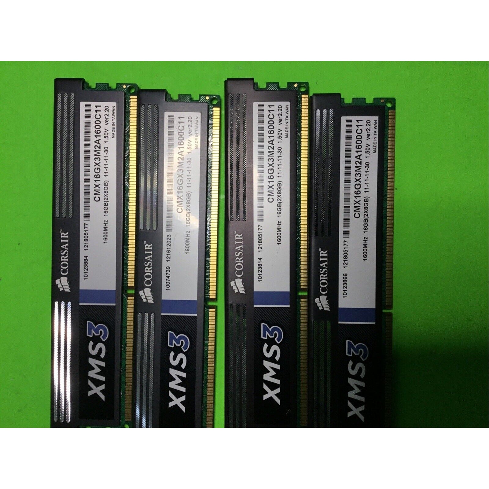 Corsair XMS3 64GB (8x8GB) DDR3 DIMM 1600MHz Memory Kit (CMX16GX3M2A1600C11)