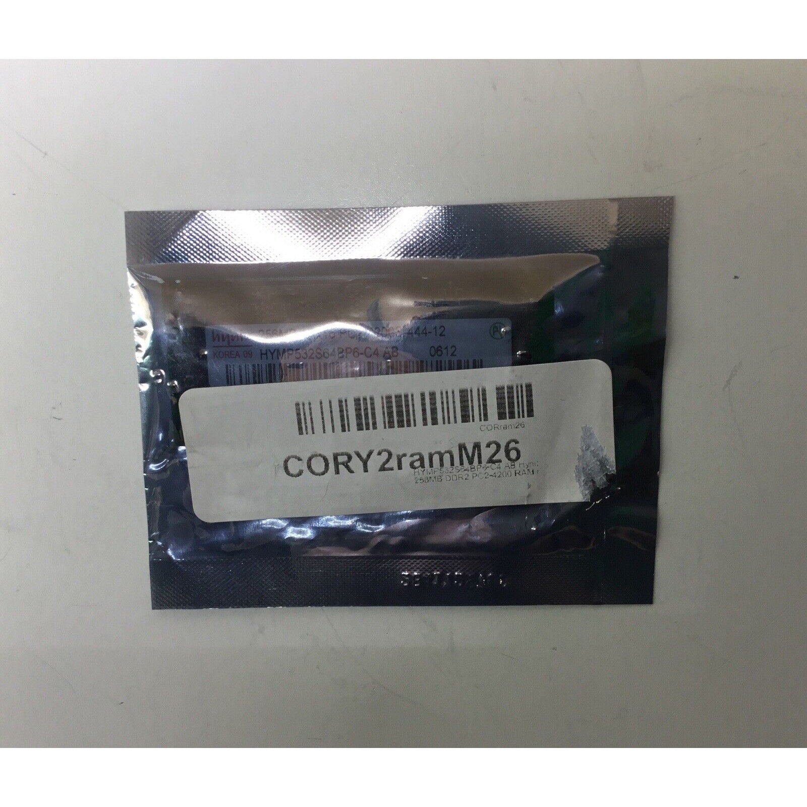 Hynix 256MB Laptop Memory 1Rx16 PC2-4200S-444-12 HYMP532S64P6-C4