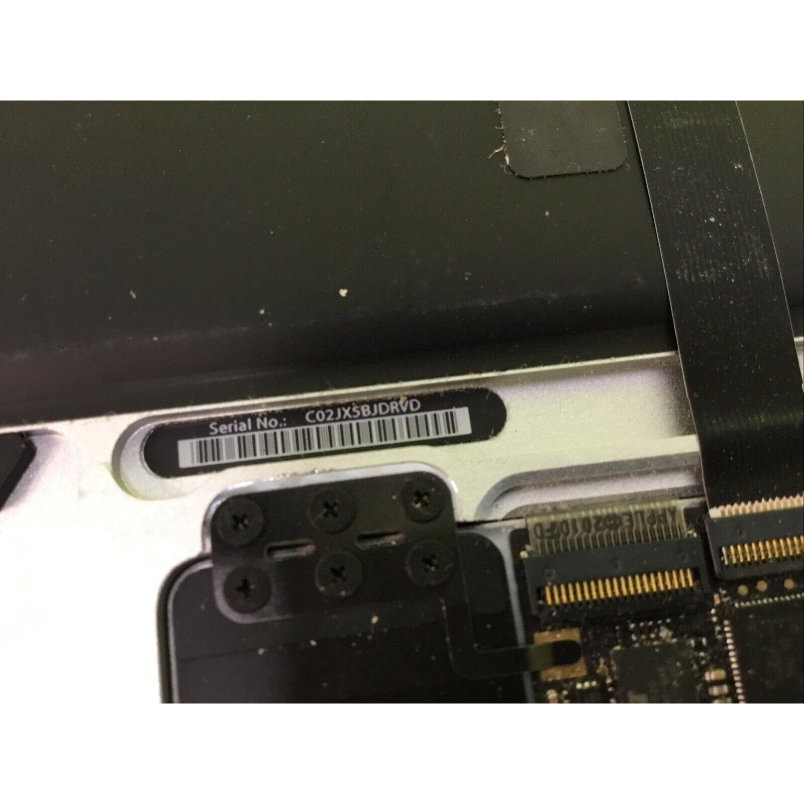 FOR PARTS Apple MacBook Air 13" A1466 Palmrest Assembly and Motherboard