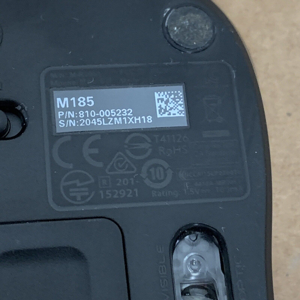 Logitech M185 (810-005232) Wireless Laser Mouse - No Dongle/Receiver Included