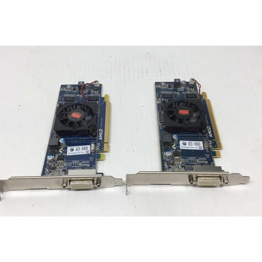 Lot( 2 ) Dell 0XF27T AMD Radeon HD5450 512MB DMS-59 PCIe Video Graphics Card