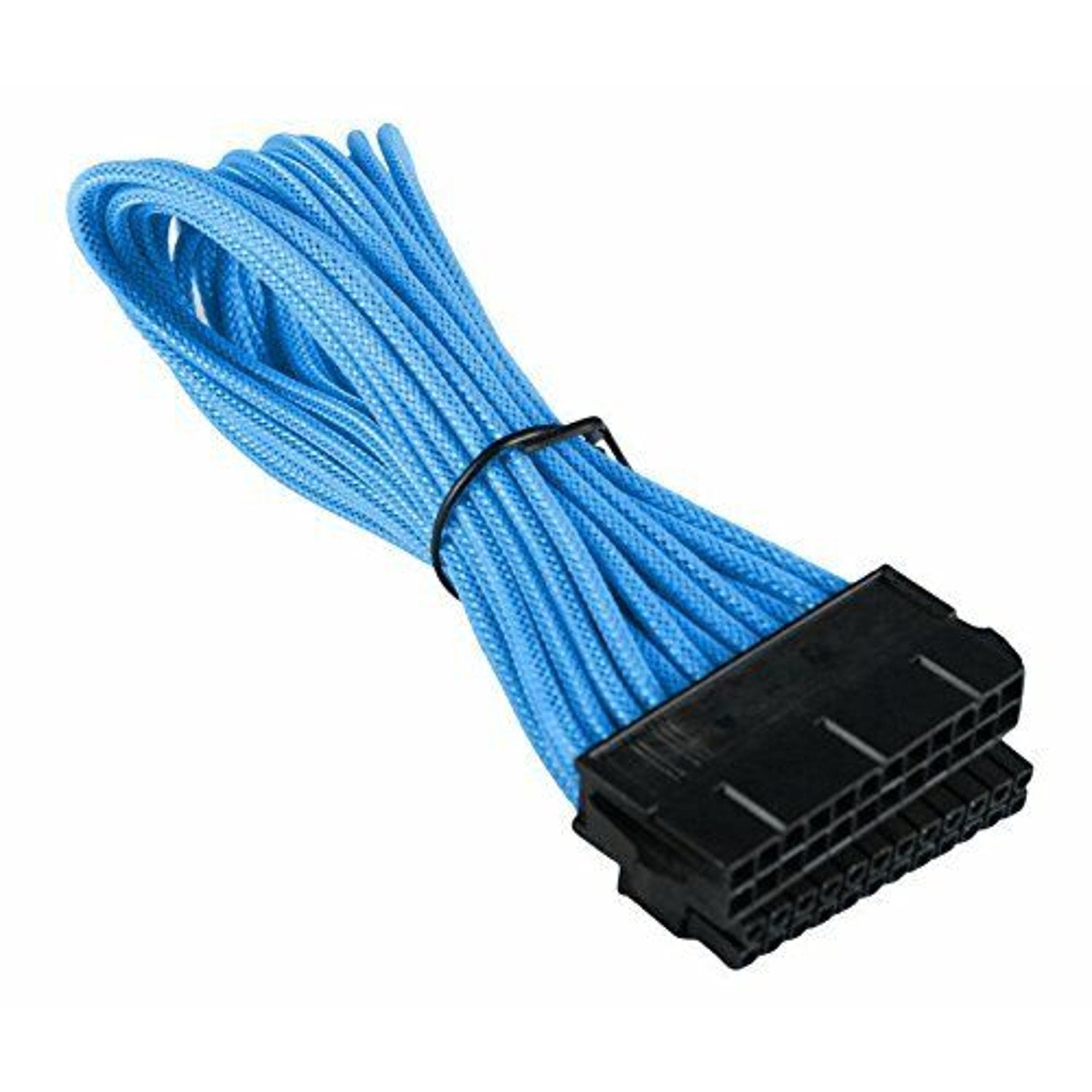 24 Pin ATX Power Extension Cable - 300mm / 11.8-inches - Braided - Teal Color