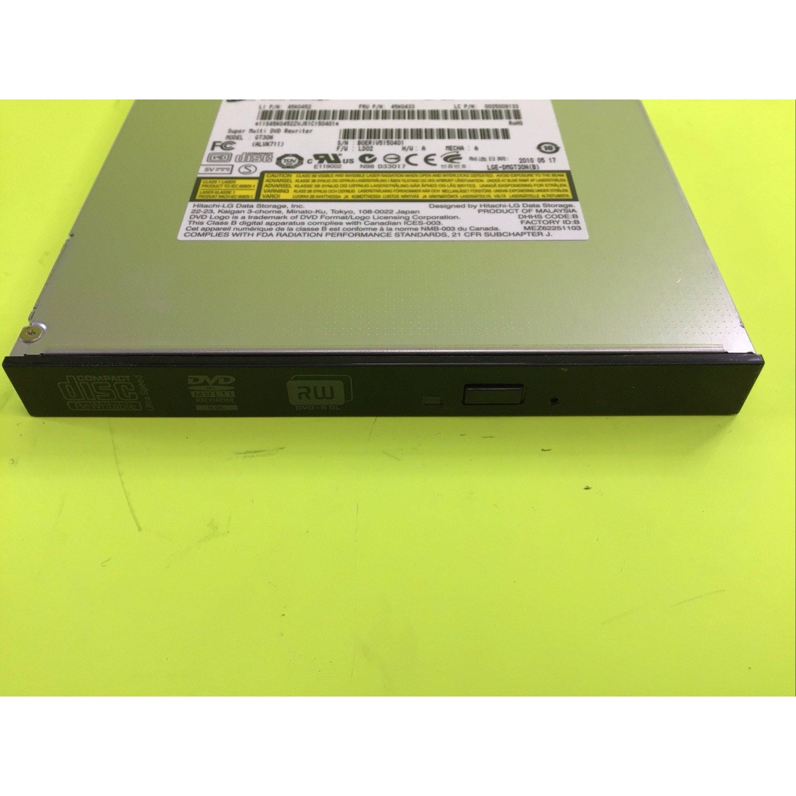 Lenovo 45k0433 Internal SATA Super Multi DVD Writer Optical Drive