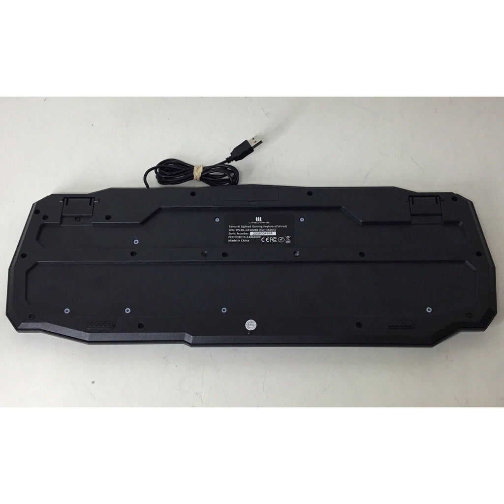 Lifeworks RGB Wired LED Gaming Keyboard - Black (LW-BL-GK1008B) SW-GK805