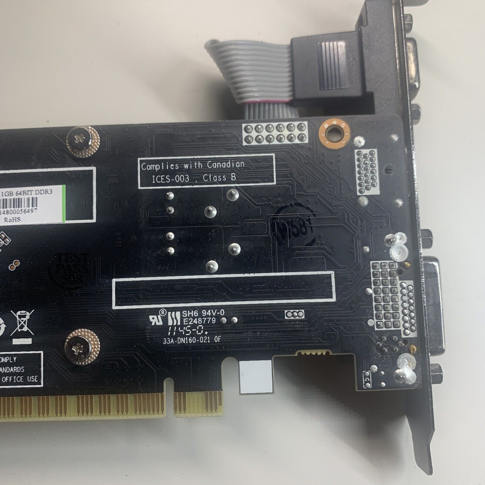 ZOTAC G210 1GB 64BIT DDR3 ZT-20313 GRAPHICS CARD