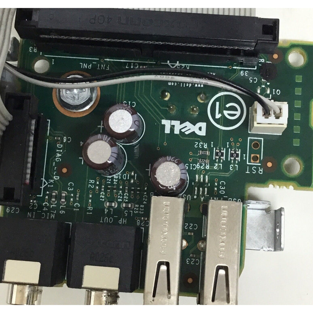 Dell Genuine OptiPlex 380 SFF USB/Audio Panel W/ Cables XW055 0XW055 READ DESC