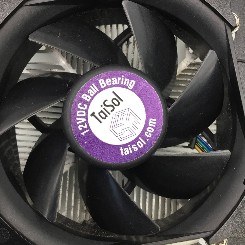 TaiSol 12VDC Ball Bearing Fan with Heat Sink