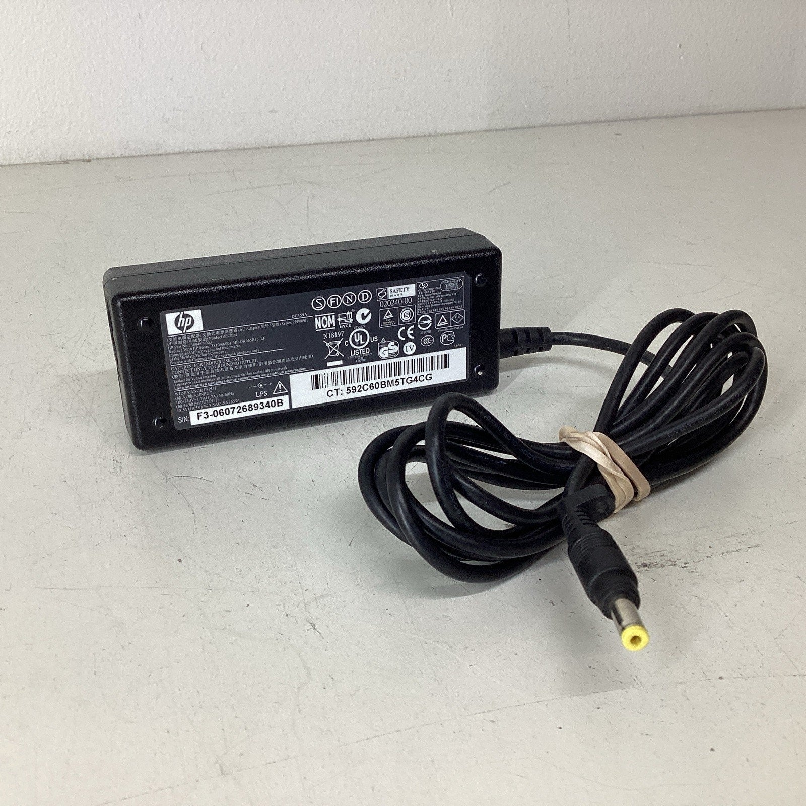 HP Laptop Charger AC Power Adapter 380467-003 402018-001 18.5V 3.5A 65W