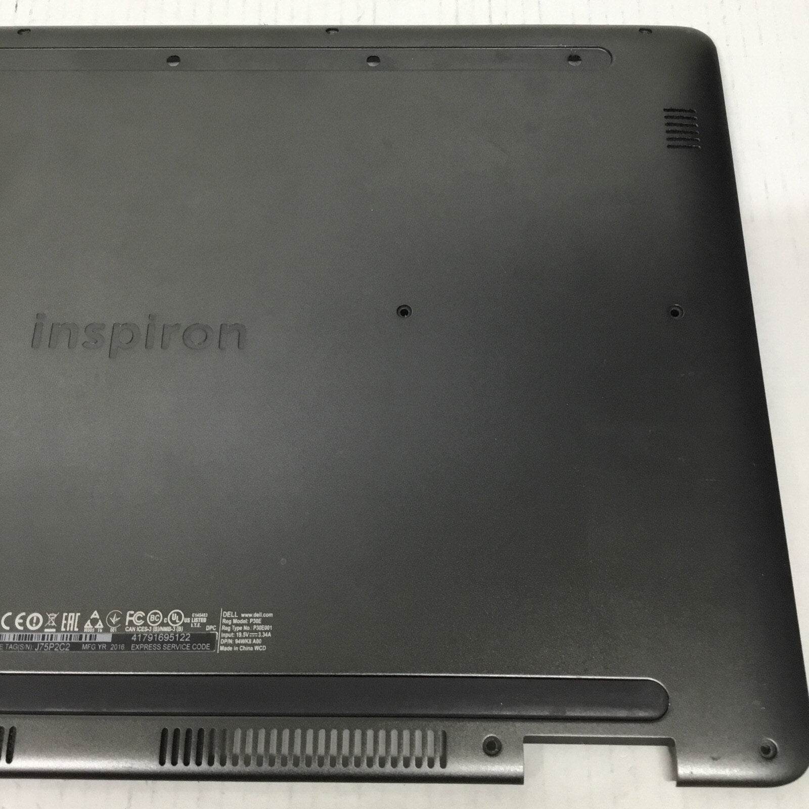 For Parts 00CPNN For Dell Inspiron 17 7778 Lower Bottom Base Case Cover 0CPNN