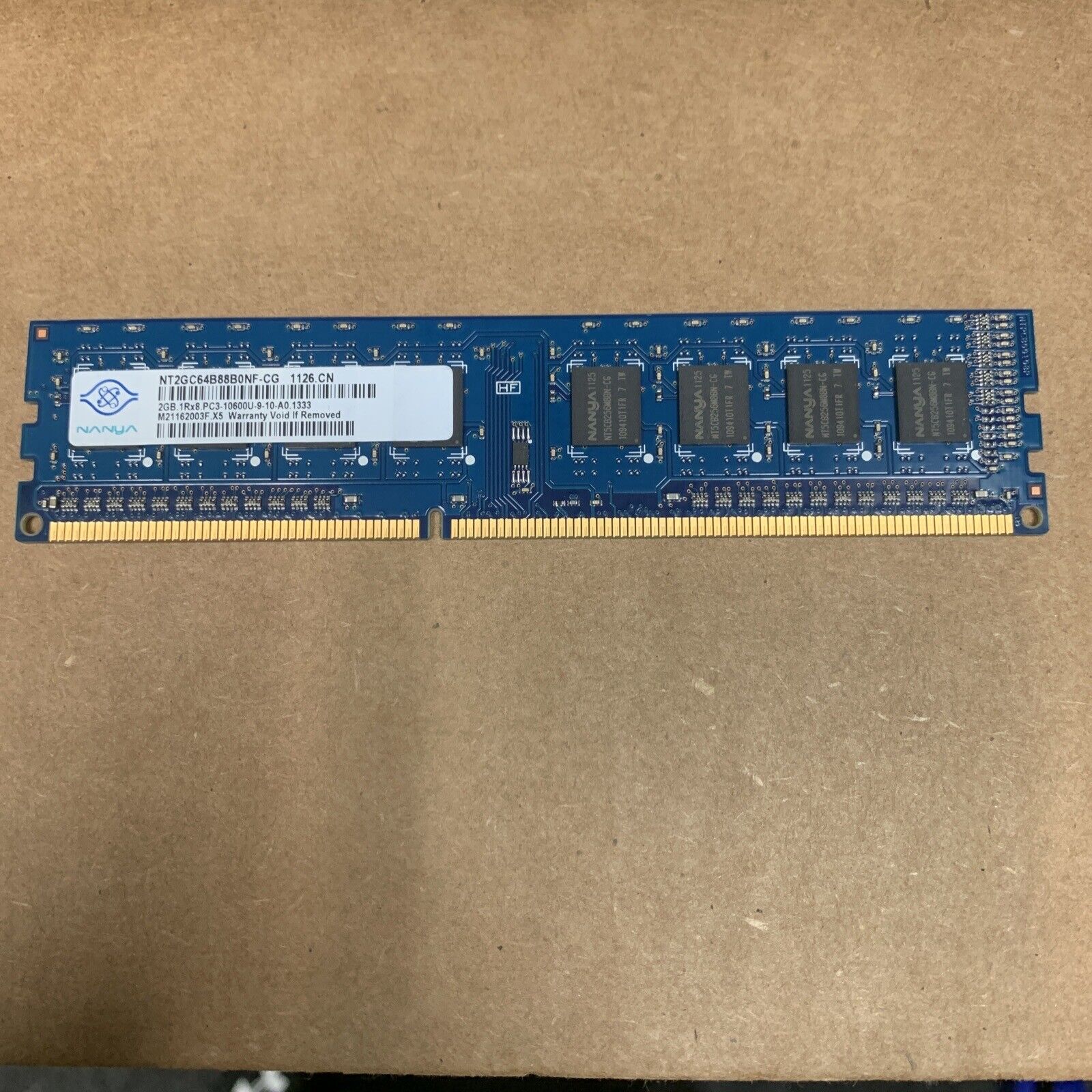 Nanya 2GB PC3-10600U-9-10-A0 Desktop Memory RAM (NT2GC64B88B0NF-CG)