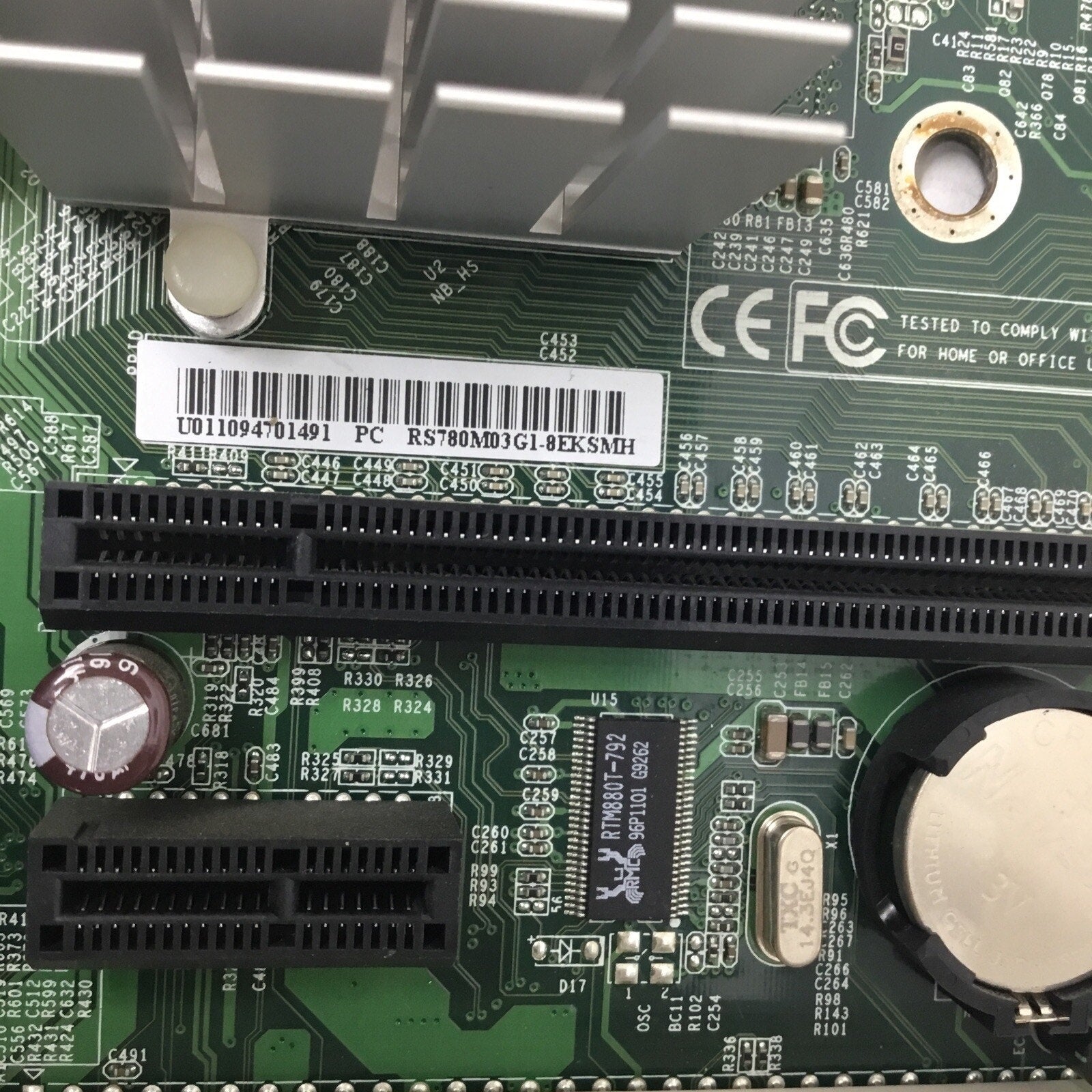 Foxconn RS780M03G1–8EKRS2HM0D AMD Motherboard Socket +W/ AMD Phenom II 810 & Fan