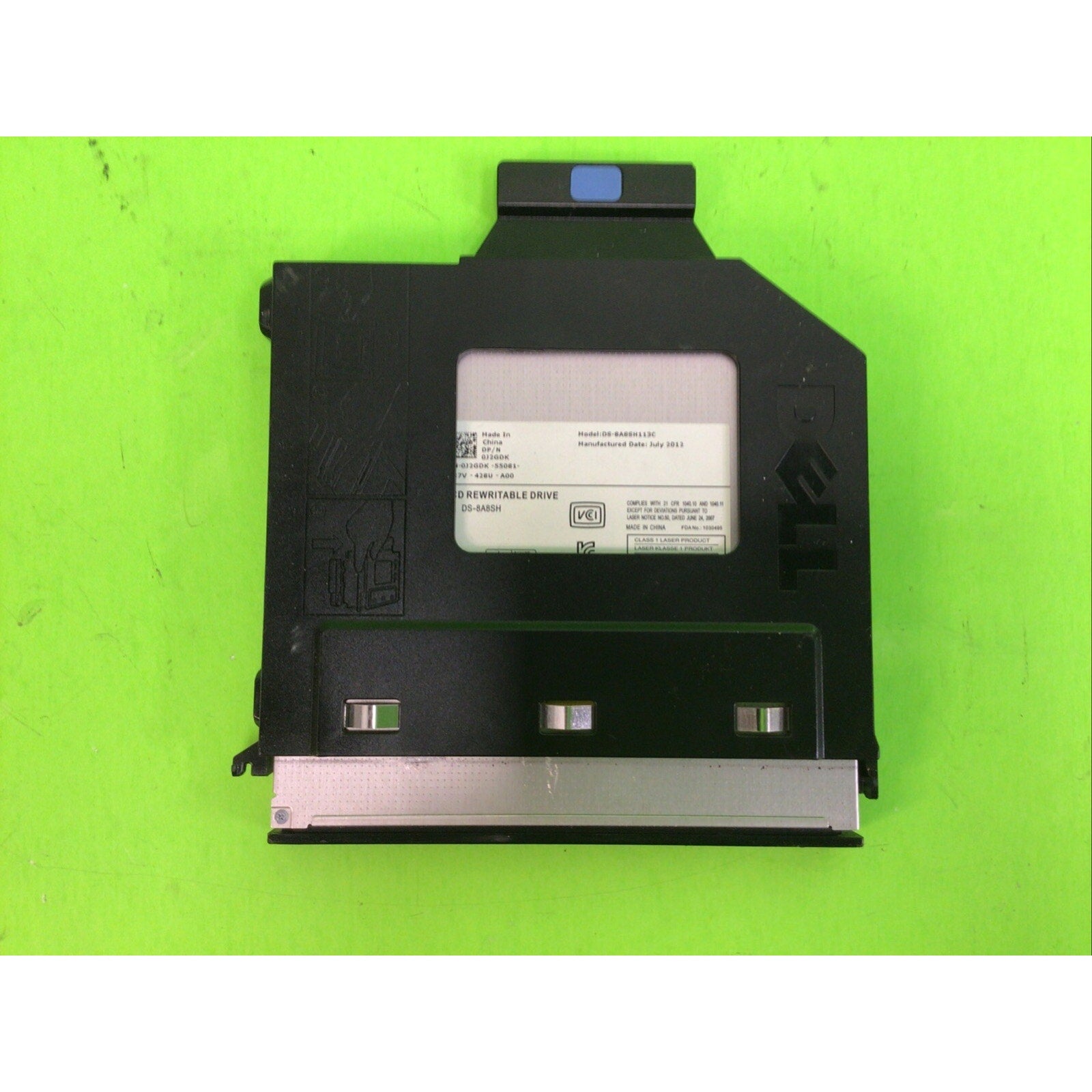 Dell Rewritable CD DVD Drive DS-8A8SH113C J2GDK