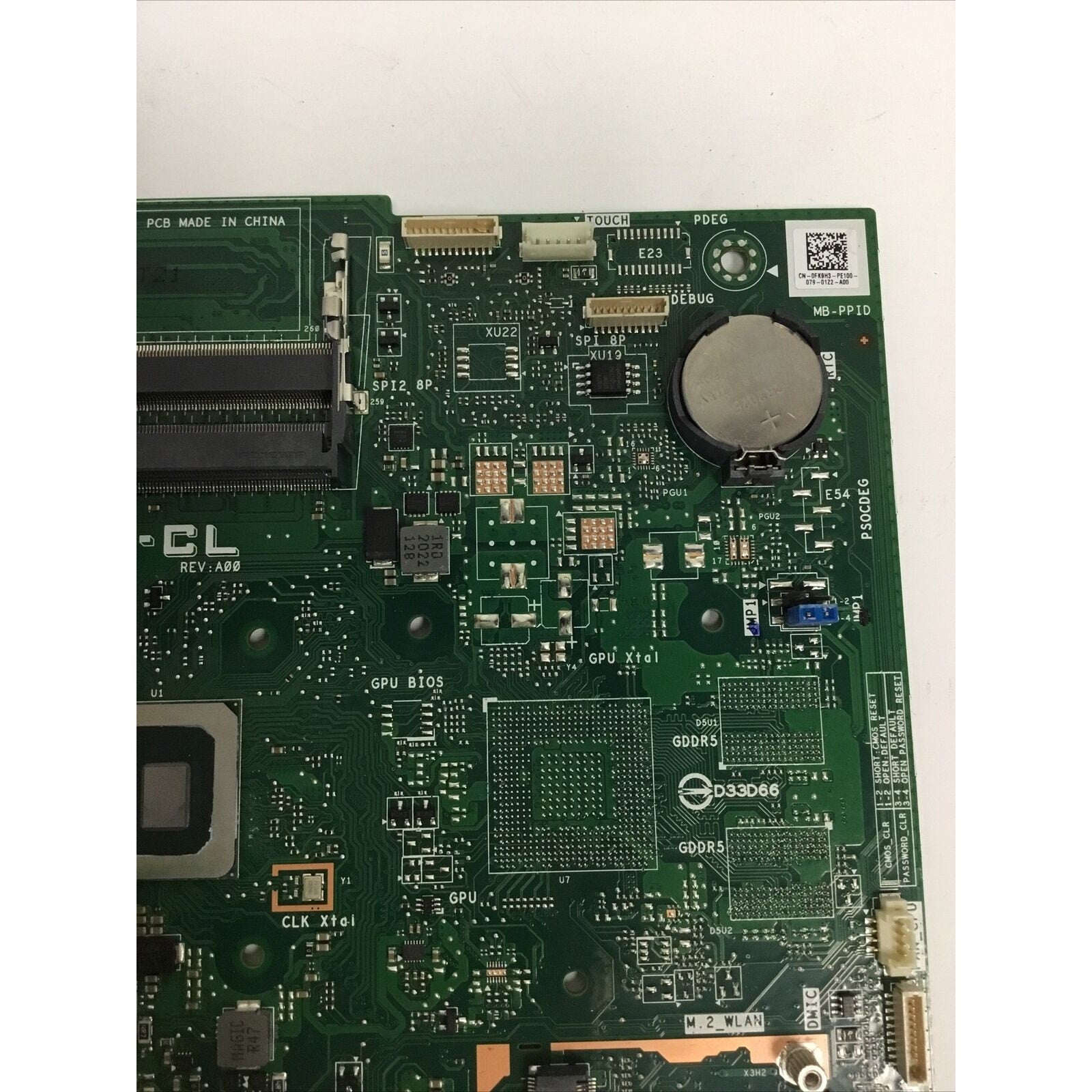 *FOR PARTS* DELL INSPIRON 5490 AIO i7-10510U 1.8GHz MOBO IPCML-CL FK9H3 0FK9H3