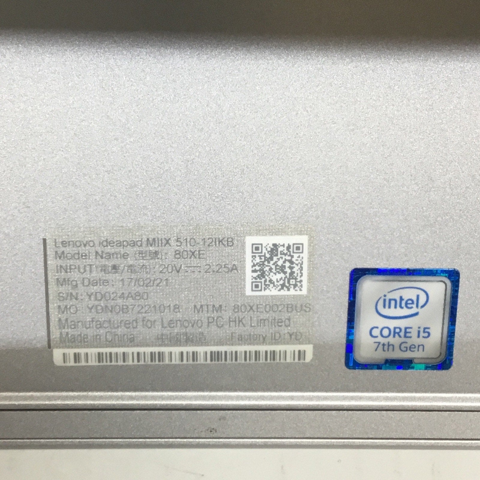 For Parts Lenovo Ideapad MIIX 510-121KB Bundle READ DESC