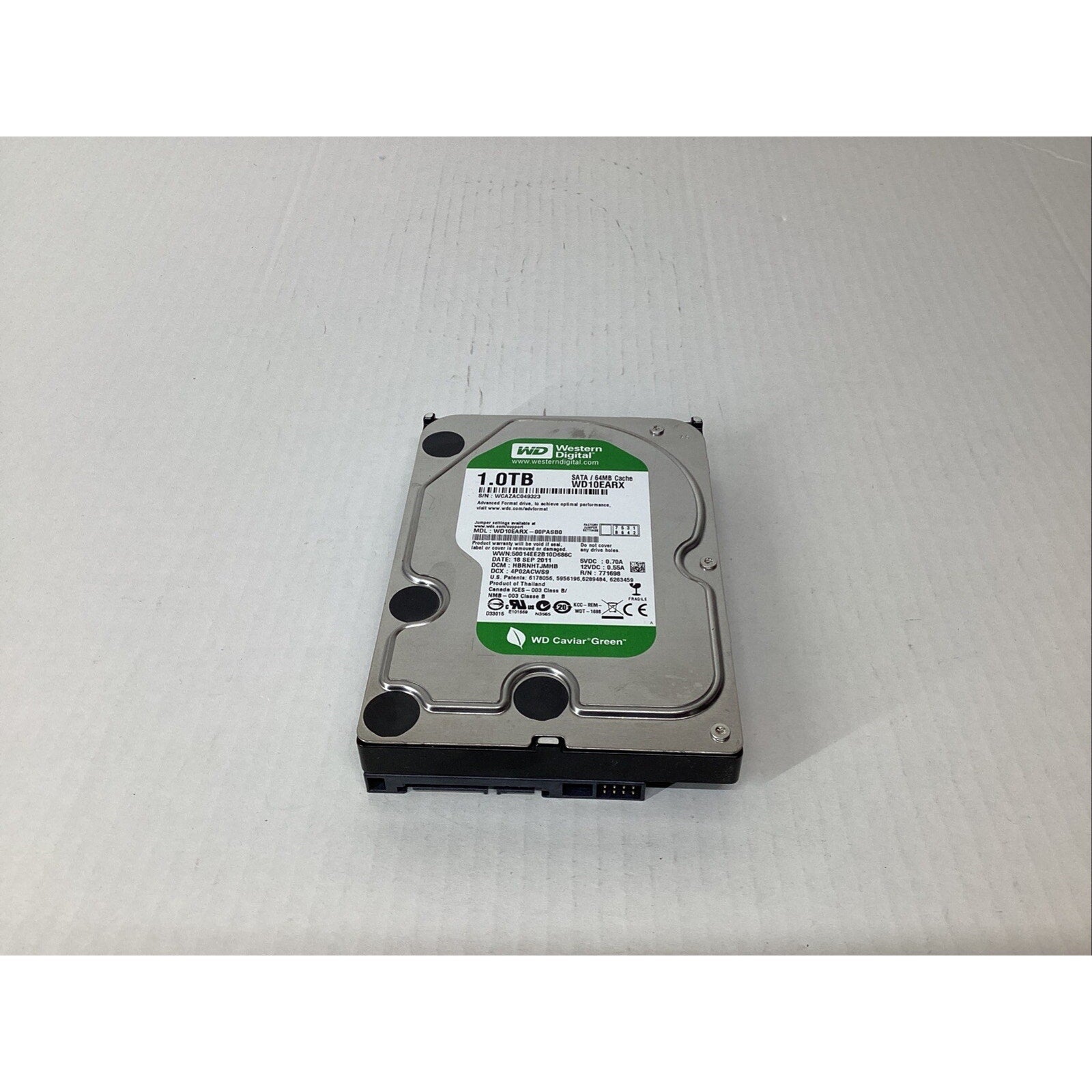 Western Digital Caviar Green WD10EARX 1TB Internal 5400RPM 3.5" Hard Drive