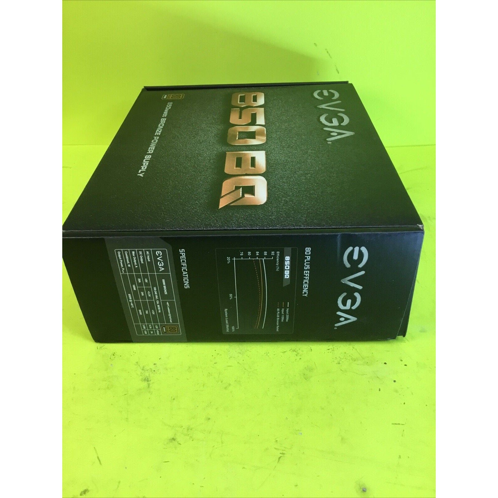 EVGA SuperNOVA 850 BQ 850W 80 Plus Bronze EMPTY BOX ONLY