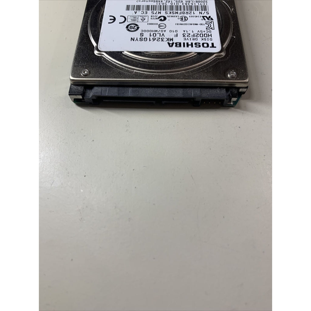 Toshiba MK3261GSYN 320GB 2.5" SATA HDD 7200RPM 3GB/s 16MB Cache 625238-001