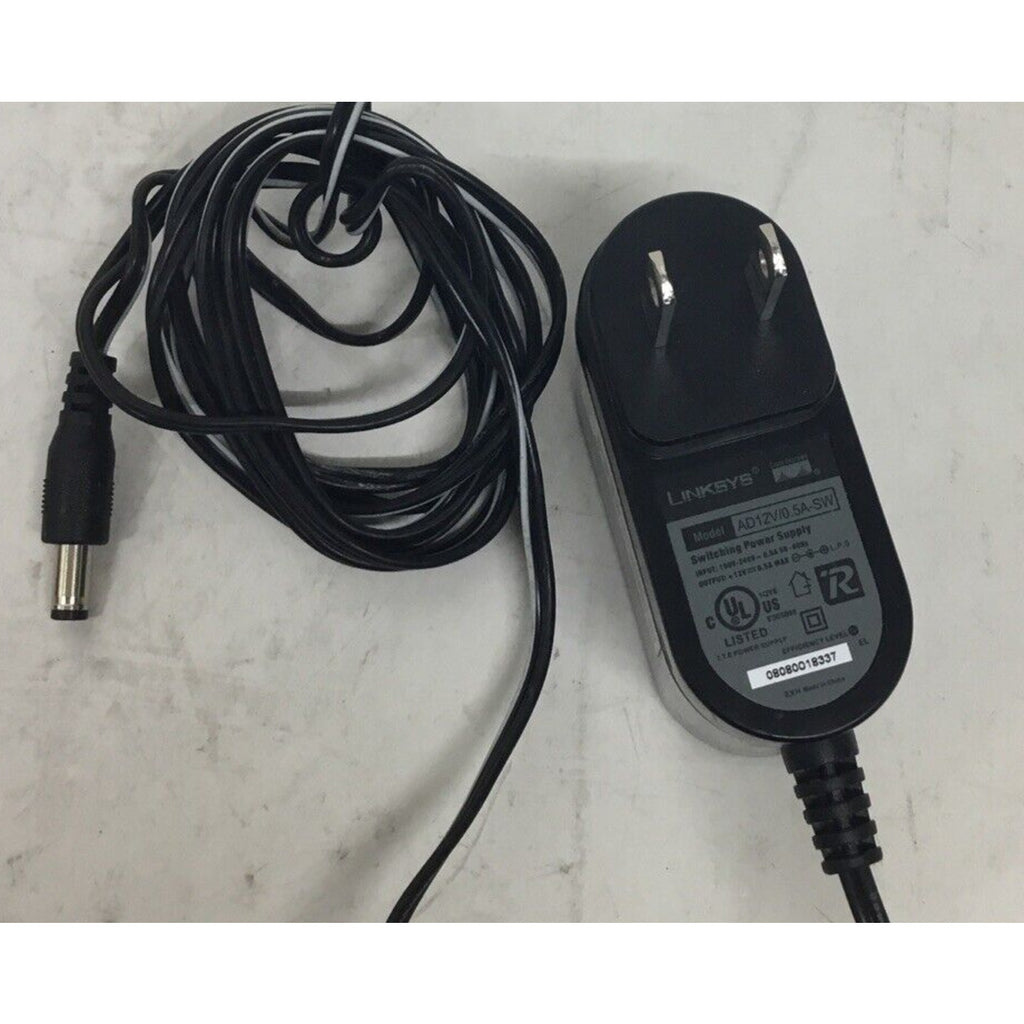 Linksys AD12V/0.5A-SW Switching Power Supply Adapter Output 12V 0.5A Transformer