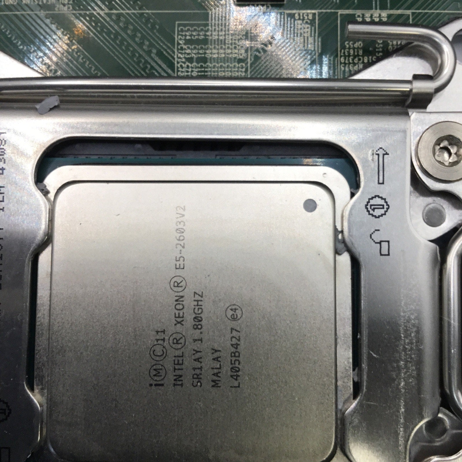 Dell Dual Socket Motherboard 0WN7Y6 + 2 x Intel E5-2603V2 / 16GB DDR3 RAM